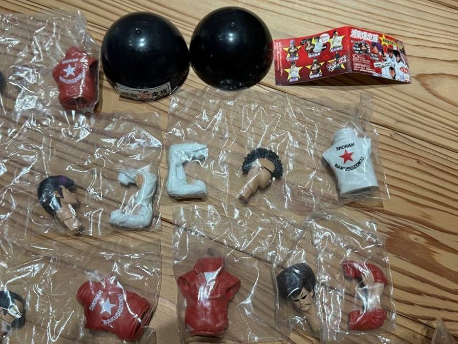 湘南爆走族　湘爆　フィギュア　未開封　江口　石川晃　桜井信二　丸川　色あせ　小傷 湘南爆走族湘爆フィギュア未開封江口石川晃桜井信二丸川色あせ小傷